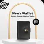 Men's Leather Bi-Fold Waleet - Stylish Slim Design